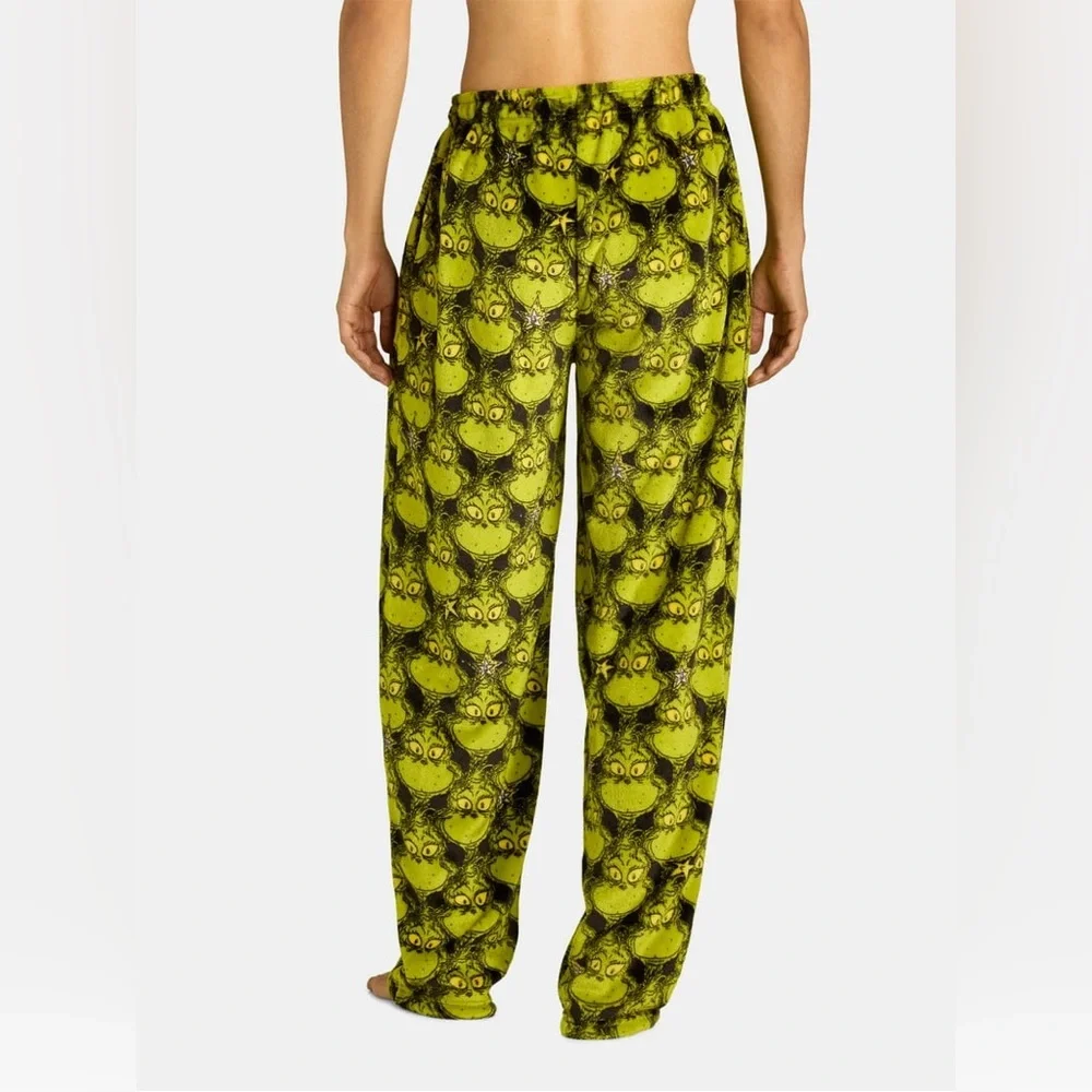 Dr. Seuss Grinch Superminky Fleece Sleep Pants Men’s Small - Picture 5 of 13